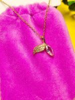 گردنبند پاکتی نگین دار