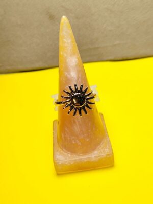 انگشتر طرح خورشید طلایی