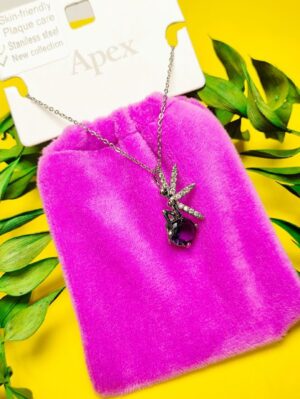 گردنبند پاکتی طرح فرشته