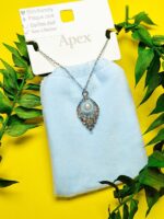 گردنبند پاکتی طرح مروارید