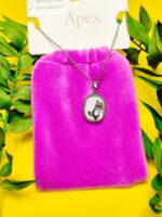 گردنبند پاکتی طرح گل