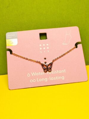 پابند زنجیری طرح پروانه ای