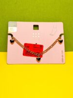 پابند طرح قلب دار زنجیری