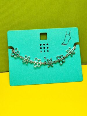 پابند طرح پروانه ای و گلدار