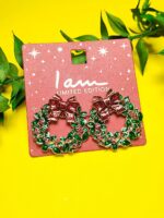 گوشواره طرح کریسمس